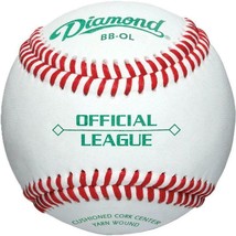 Diamond Sports | BB-OL | Official League Leather Baseballs | 1 Dozen Balls - $60.76