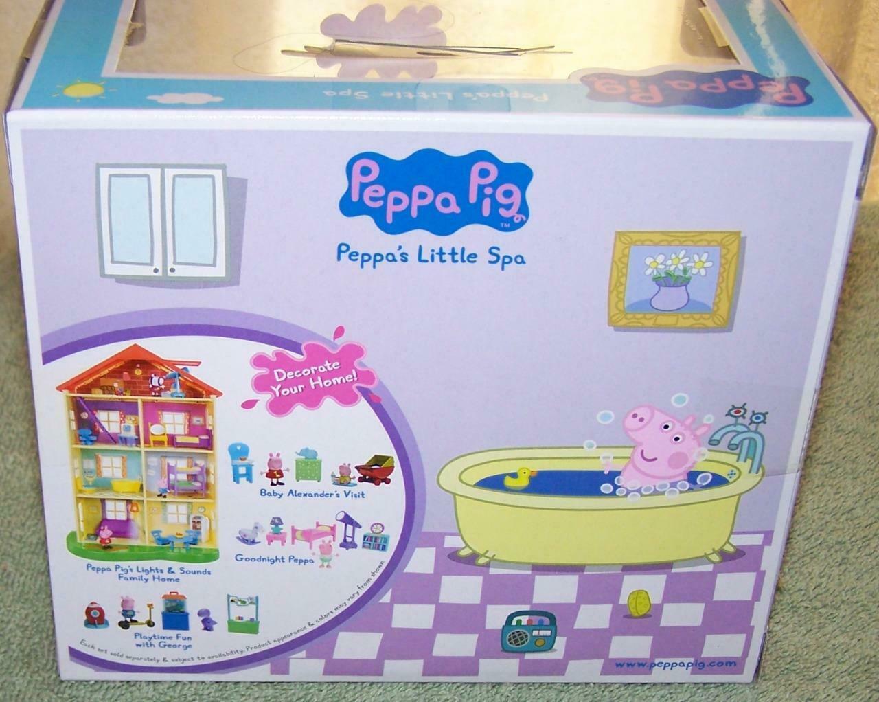 Peppa Pig PEPPA PIG PEPPA'S LITTLE SPA Playset New - TV & Movie ...