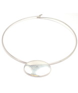 TIFFANY & Co. STERLING SILVER SIMPLE PENDANT HOOK NECKLACE - $302.40