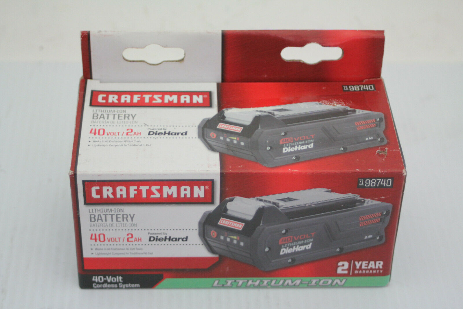 Craftsman 40V Lithium Ion Die Hard Battery 2AH 40 Volt Cordless Syetem