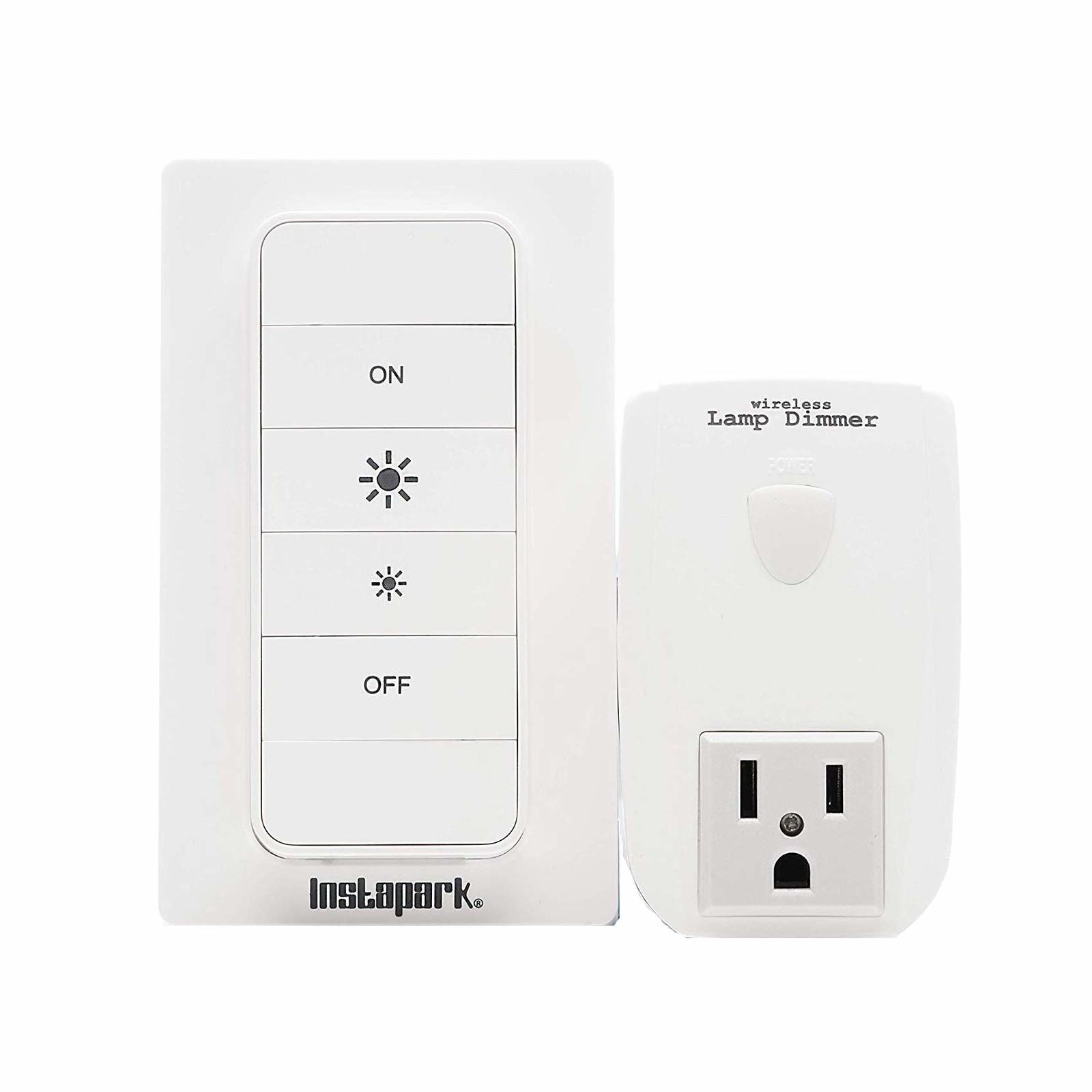 Instapark Remote Control Dimmer Switch For Lamp PlugIn Lamp Dimmer