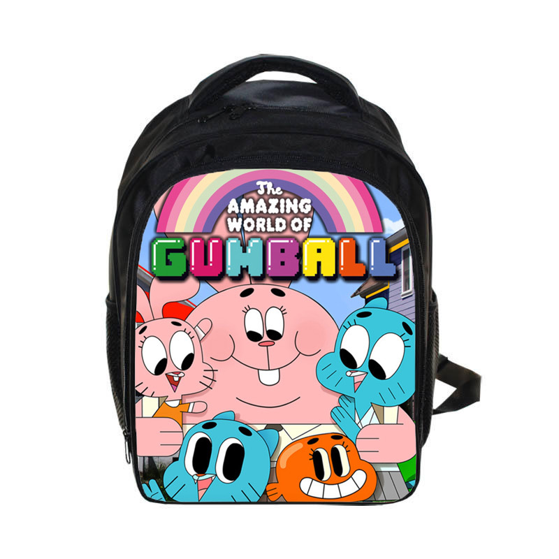 The Amazing World of Gumball Kids School Book Bag Backpack Backpacks