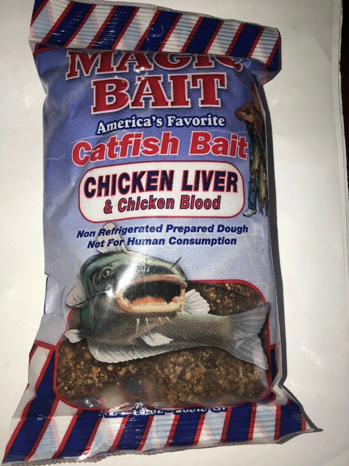 Magic Bait Chicken Liver & Chicken Blood Catfish Bait 10 Oz.RARE