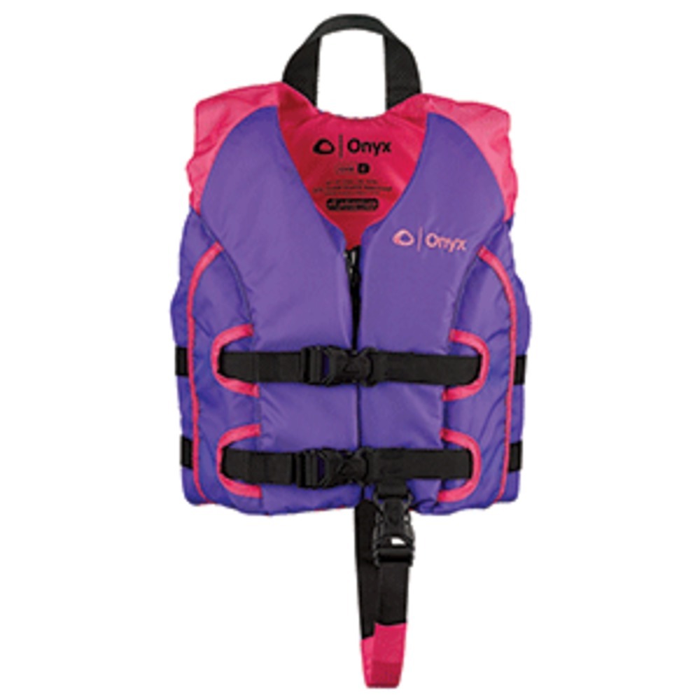 Onyx All Adventure Child Life Jacket Child 3050lbs Purple/Pink