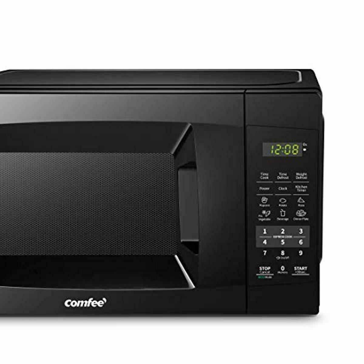 Comfee EM720CPLPMB Countertop Microwave Oven with Sound On/Off, ECO