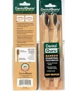 2Pks Dental Guru Bamboo Charcoal Infused Soft Bristle Biodegradable Toot... - $13.99