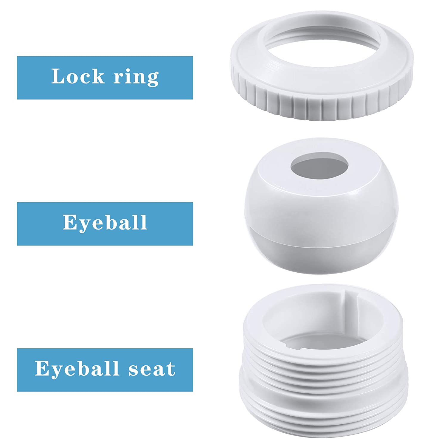 3/4 Inch Pool Jet Nozzles Sp1419D Flow Inlet Fitting Opening Water