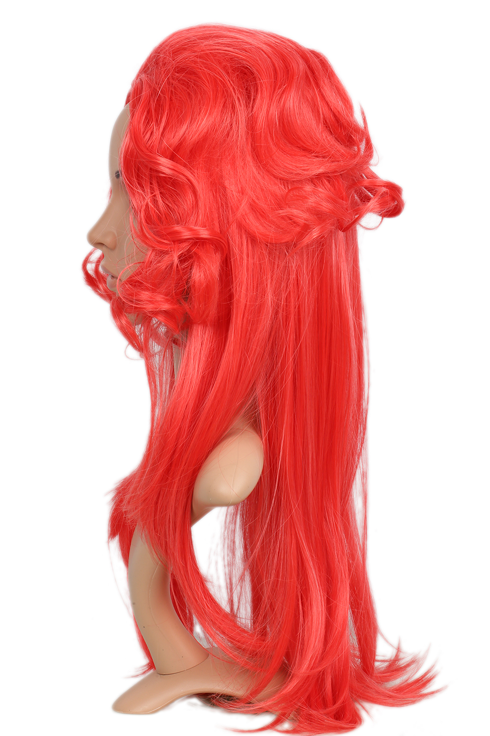 Marvel Comics Inhumans Medusa Wig Red Slightly Curled Long Hair Medusa ...