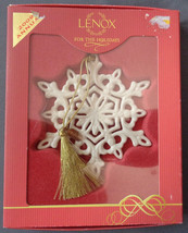 2009 Lenox Annual Holiday Ornament Snow Fantasies Snowflake in Original Box - $69.99