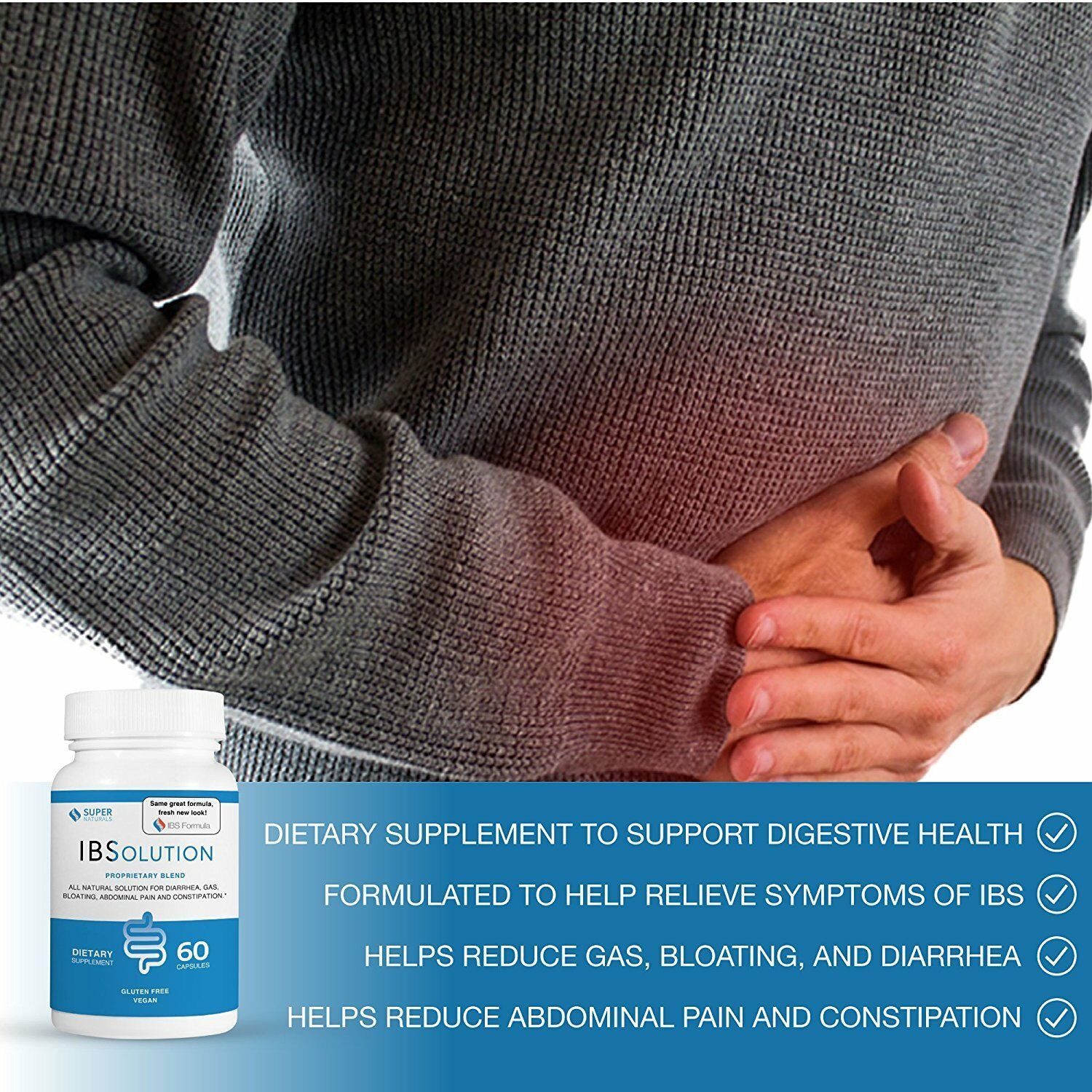 IBS Treatment IBSolution for the Relief of IBS Diarrhea Constipation