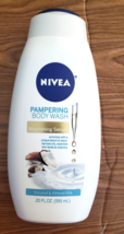 2 PACK  NIVEA  PAMPERING BODY WASH WITH COCONUT &amp; ALMOND MILK   20FL OZ ... - $27.12