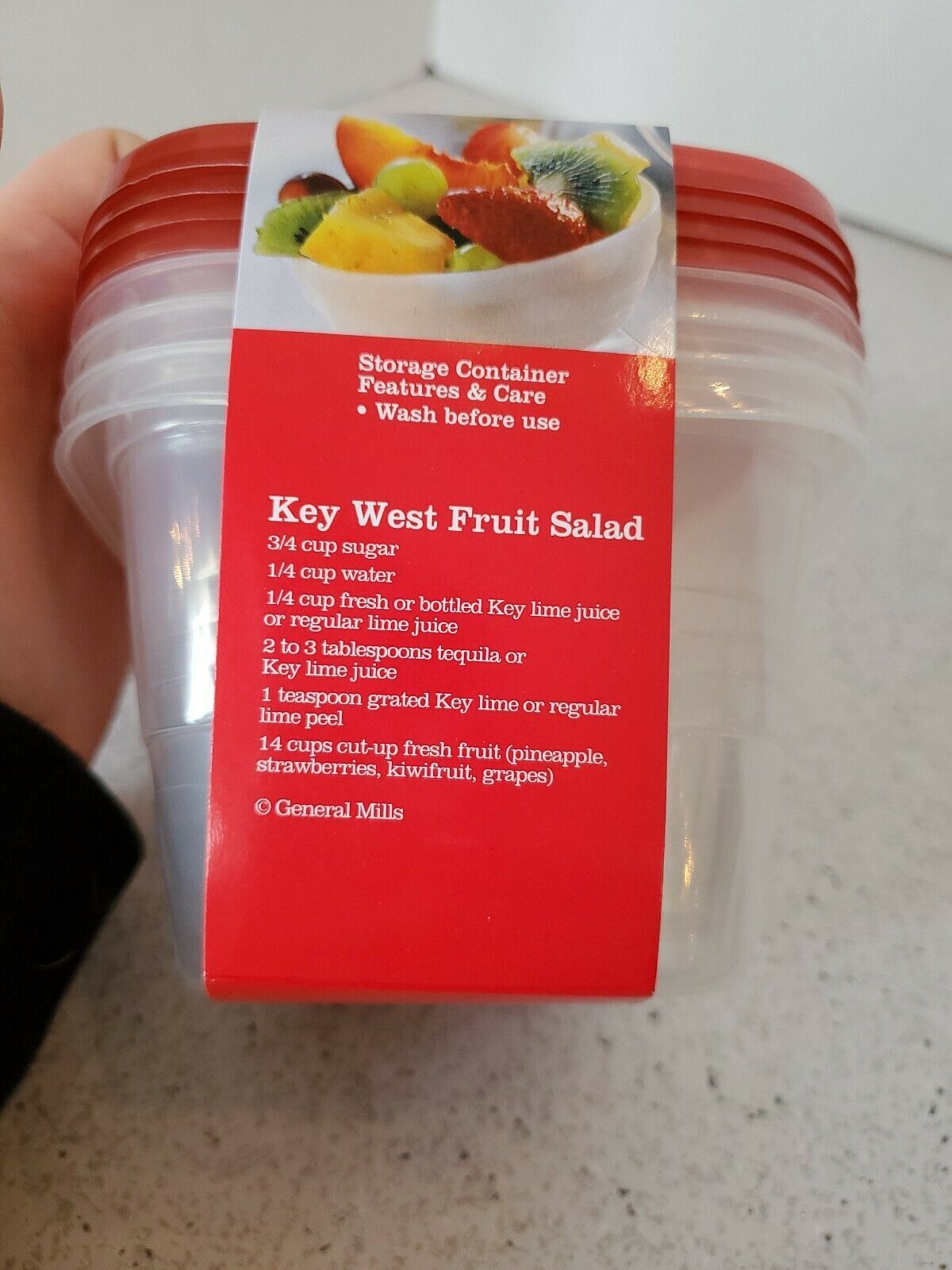 Betty Crocker 4ct Packs Plastic Storage Containers with Lids Kitchen