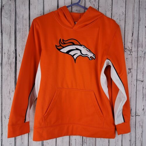 Denver Broncos Hoodie Sweatshirt Pullover Youth Large (14-16) NFL Team  Apparel