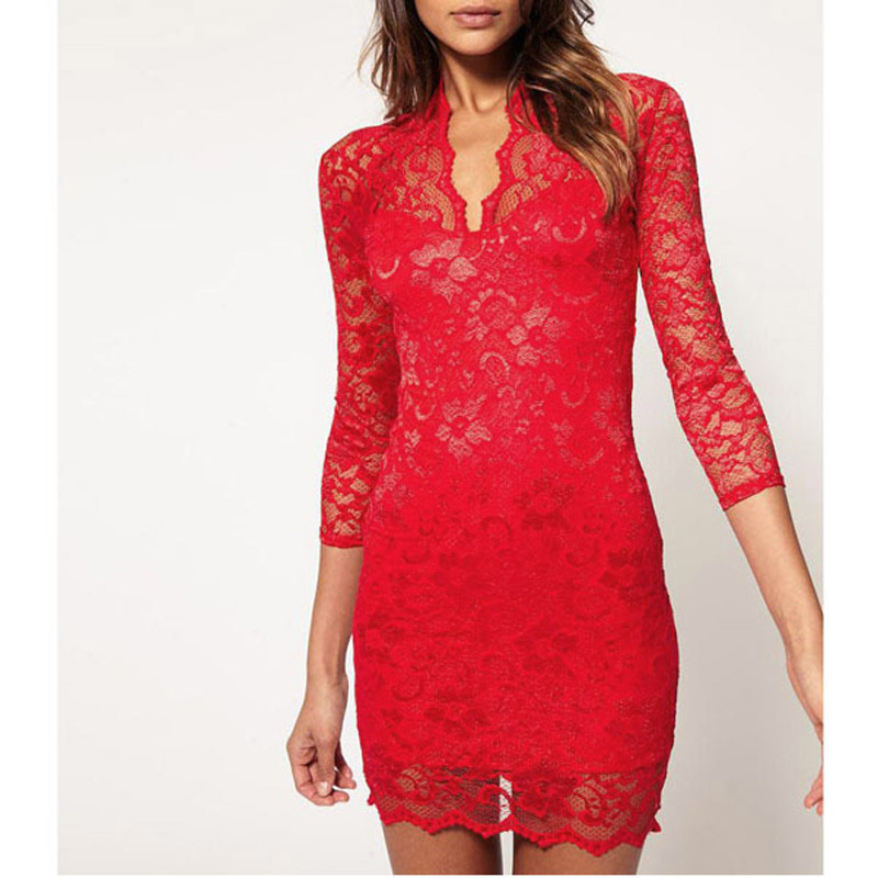 LITTLE black dress party evening elegant Mini Lace Dress clubbing elegant Dresses