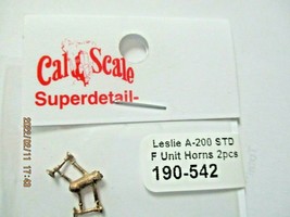 Cal Scale # 190-542 Air Horn Leslie A-200 STD F Unit Horns 2 Pack HO-Scale image 2