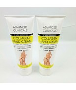 2X Advanced Clinicals Collagen Hand Cream for Severely Dry Chapped Hands... - $36.95