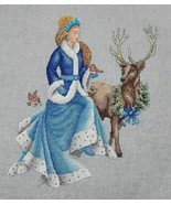 &quot;WINTER FAIRY TALE&quot; COMPLETE XSTITCH MATERIALS with aida 16 - £53.24 GBP
