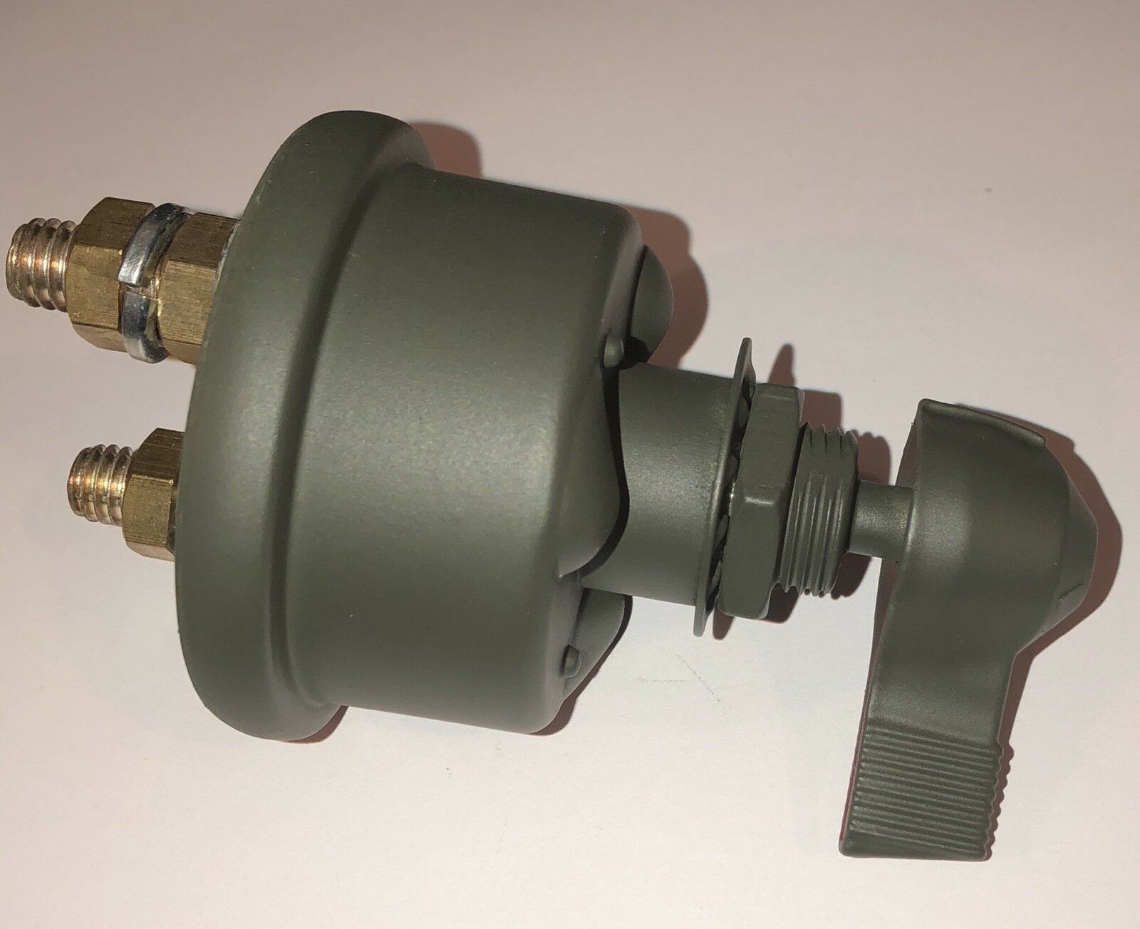 24V MILITARY HUMVEE M998 MASTER BATTERY KILL SWITCH GREEN STEEL BODY