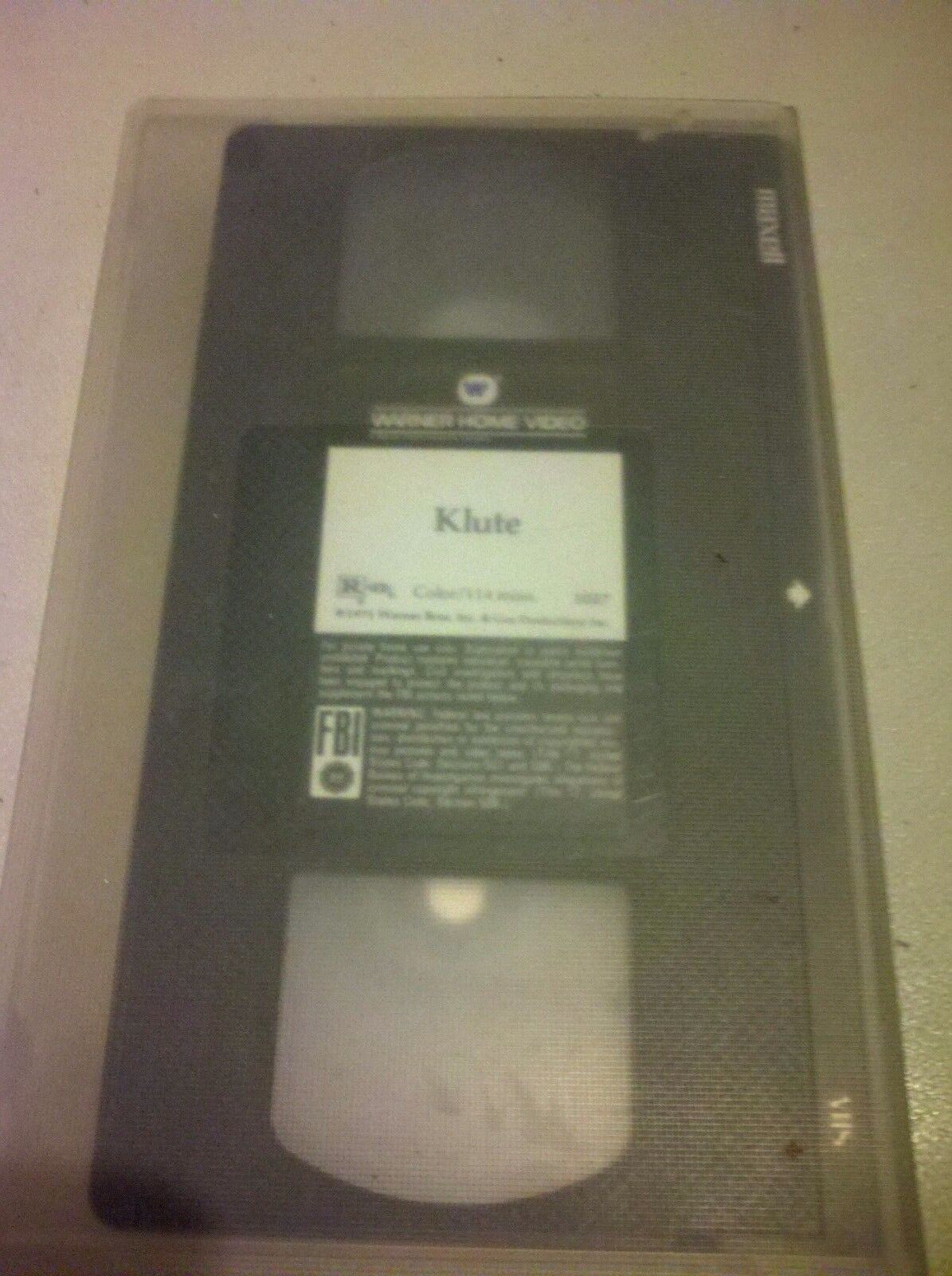 Klute (1971 VHS) Classic Jane Fonda Donald Sutherland - VHS Tapes