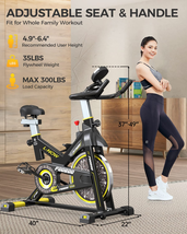 Pooboo Magnetic Resistance Indoor Cycling Bike, Belt Drive Indoor Exercise Bike image 5