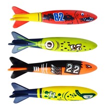 4 Pcs Pool Diving Toys Torpedo Bandits Underwater Gliding Small Water  - $21.99