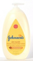 1 Johnson's 27.1 Oz Skin Nourish Shea & Cocoa Butter 24 H moisturization Lotion