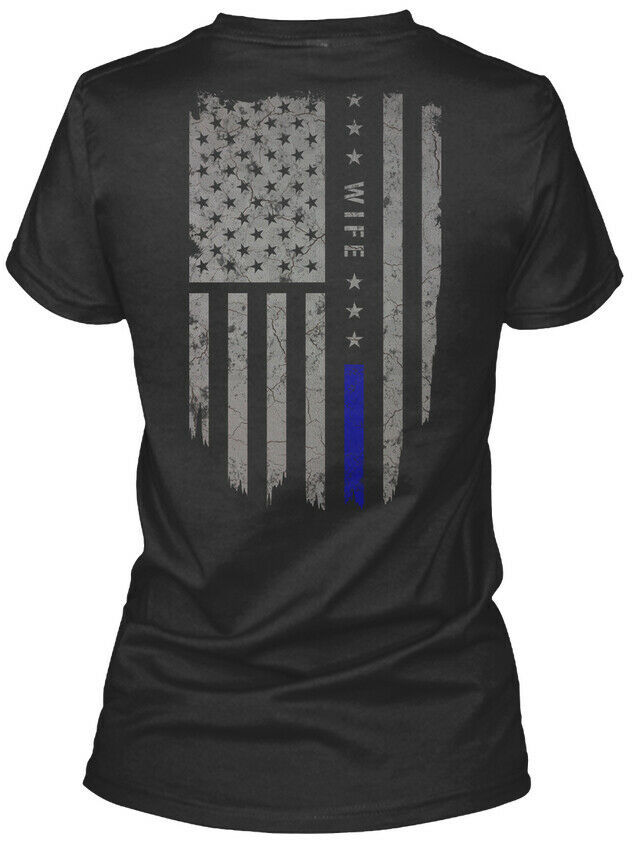 thin blue line shirt women's