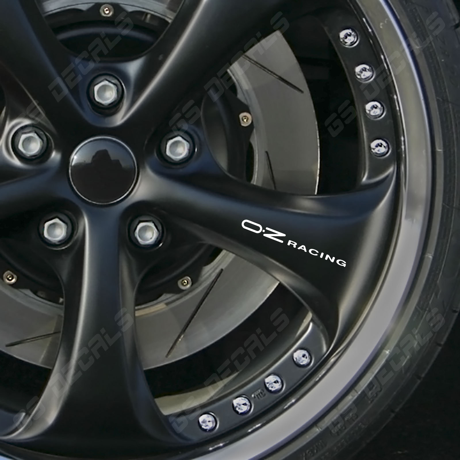 OZ Racing Logo Wheel Decals Stickers Premium Quality 11 Colors Porsche Ford Audi