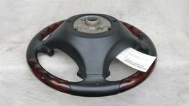 03-06 Porsche Cayenne 955 Wood/ Blk Leather 3 Spoke Steering Wheel 7L5419091 image 7