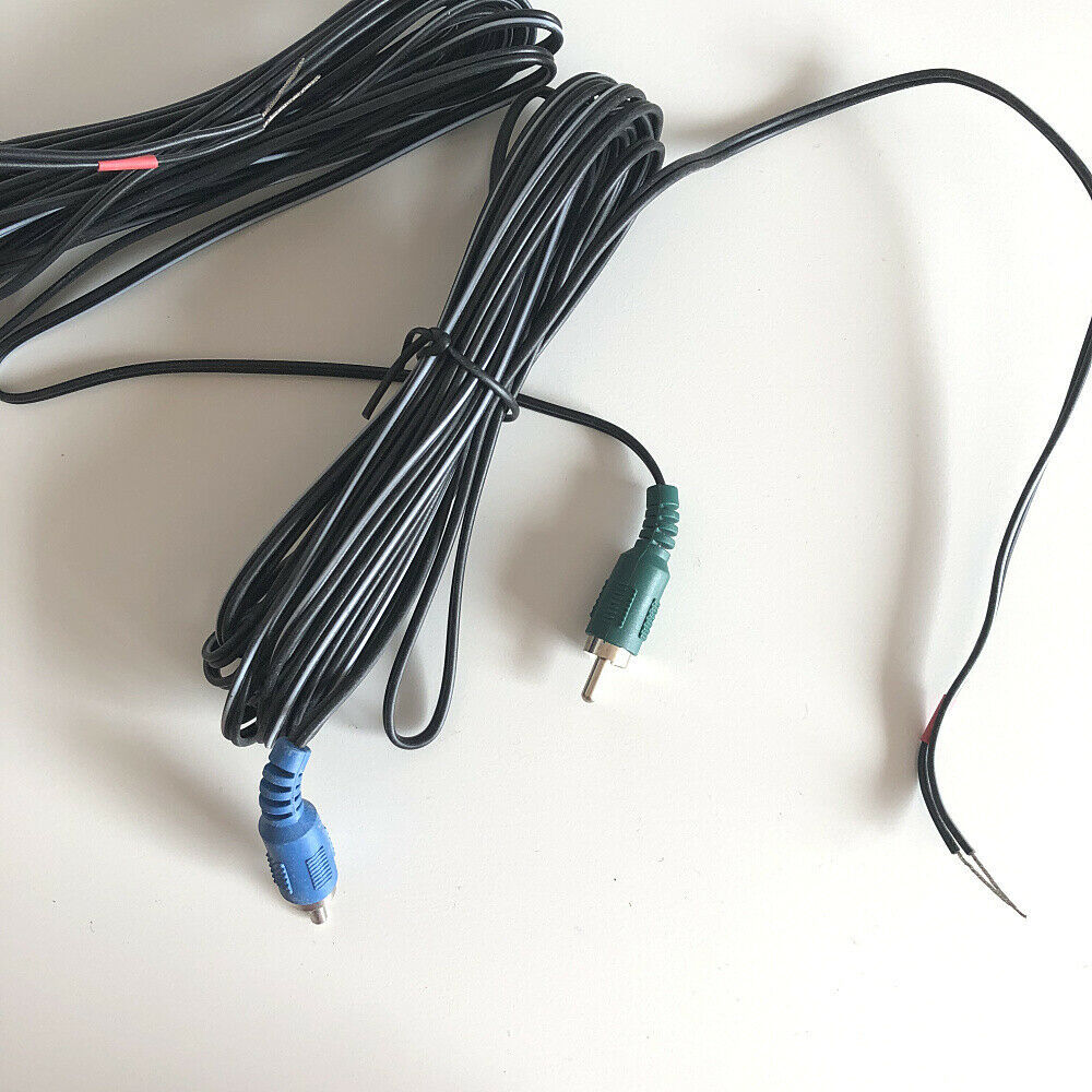 Replacement Repair Speaker Bare Wire Cable Ft With RCA Plug To Stripped Ends Audio Cables