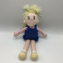 Uneeda 12&quot; Rag Doll Plush 1999 Blond Hair  - $15.83