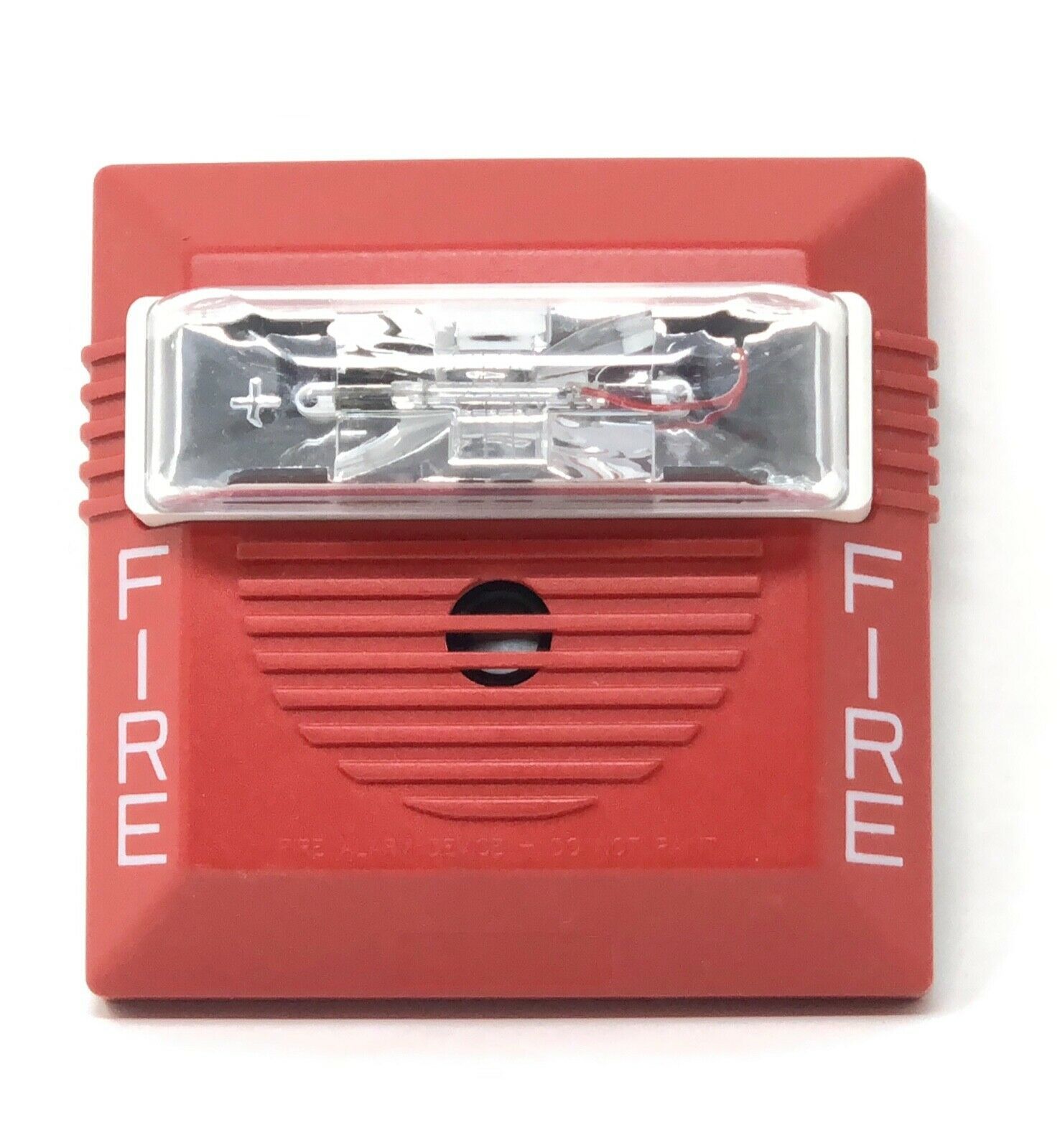 Cooper Wheelock NS24MCWFR 24 VDC Multi Candela Set Wall Red Horn Strobe New Fire Alarms