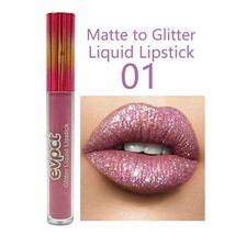 Evpct Matte Glitter Lipgloss Mauve Pink - Water Proof - $14.99