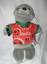 Coca-Cola Seal in Soccer Shirt Plush Bean Bag     1999 - $3.71