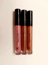 3 Anastasia Beverly Hills Lip Glosses: Fudge, Dusty Lilac and Tara 0.16 ... - $18.00