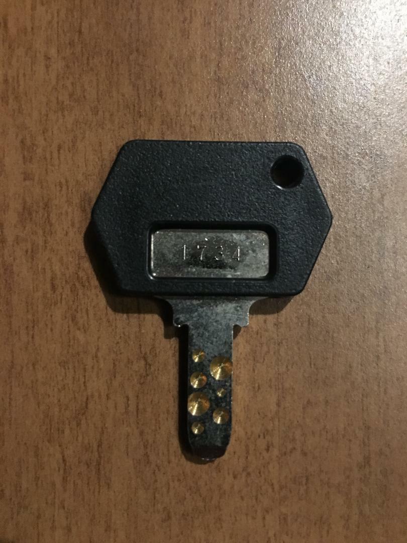 OEM PACHISLO SLOT MACHINE SECURITY DOOR KEY 1734 Skill Slot Machines