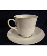 Empress  Crown Victoria Collection white porcelain Cup and Saucer - $25.00