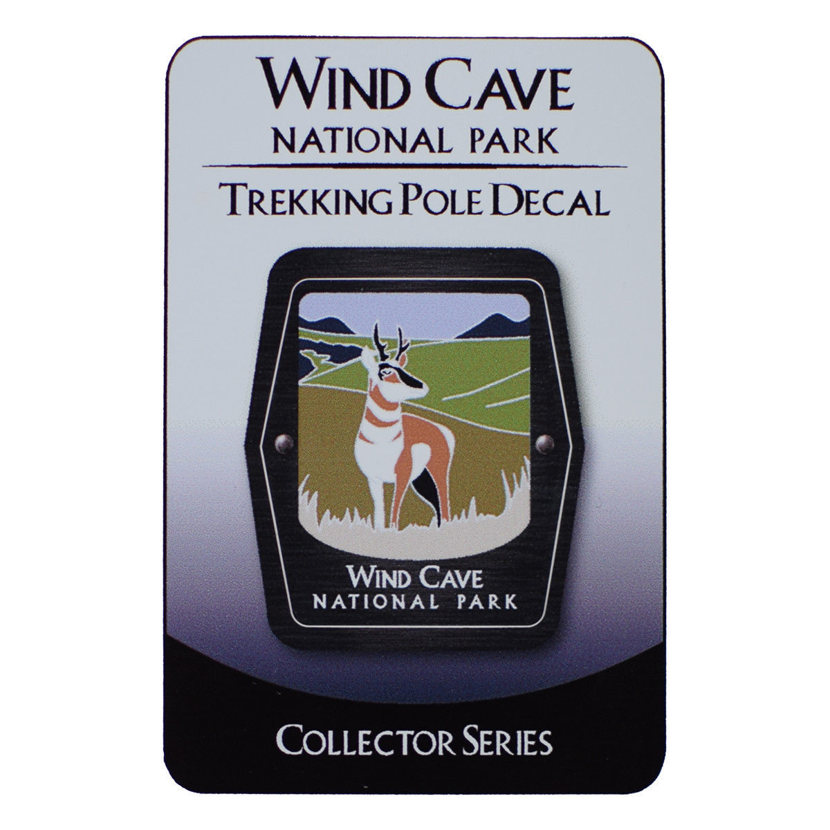Wind Cave National Park Trekking Pole Decal South Dakota, Pronghorn