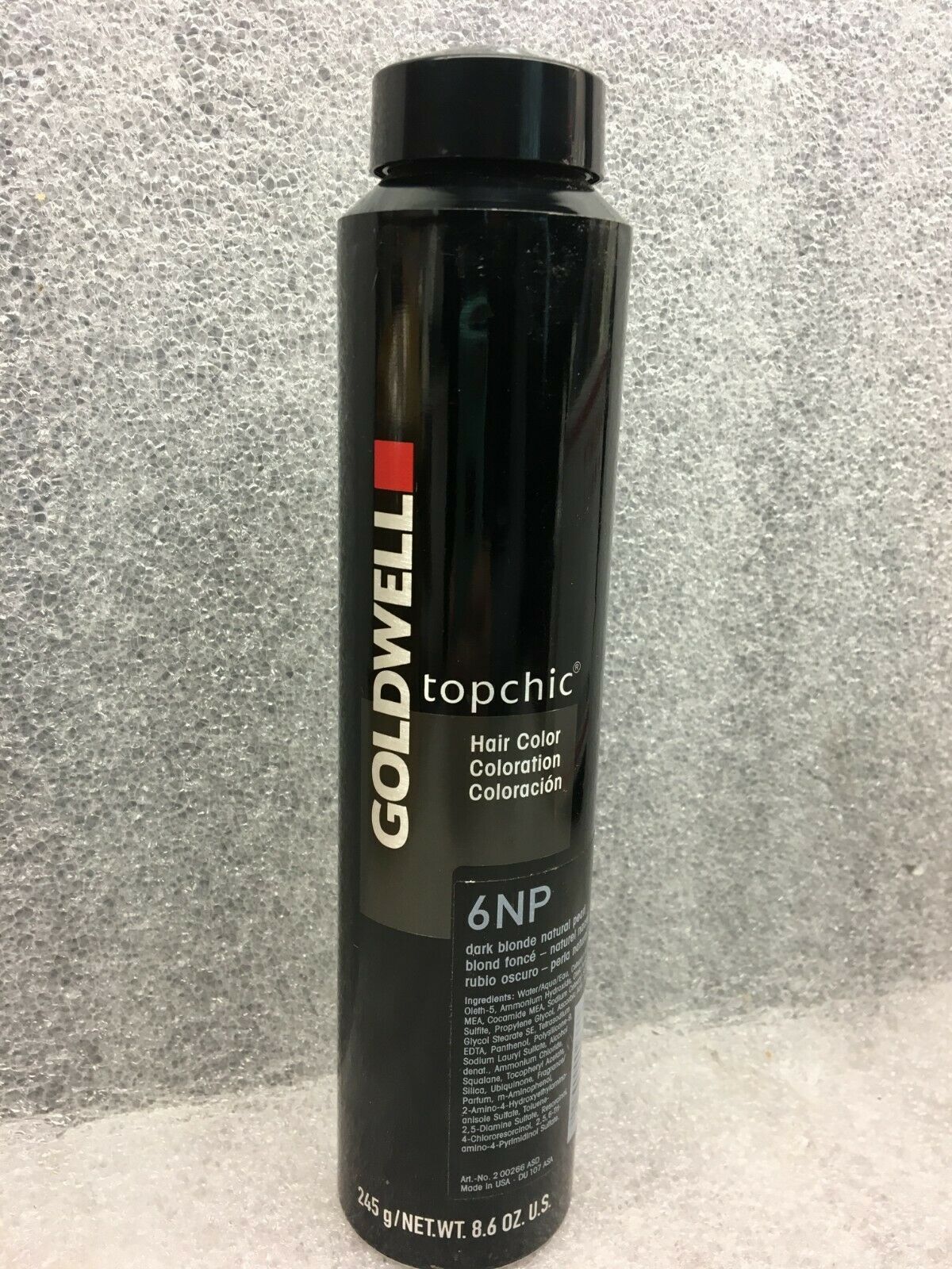 Goldwell Topchic Hair Color Coloration Can 6NP 8.6 oz DARK ...