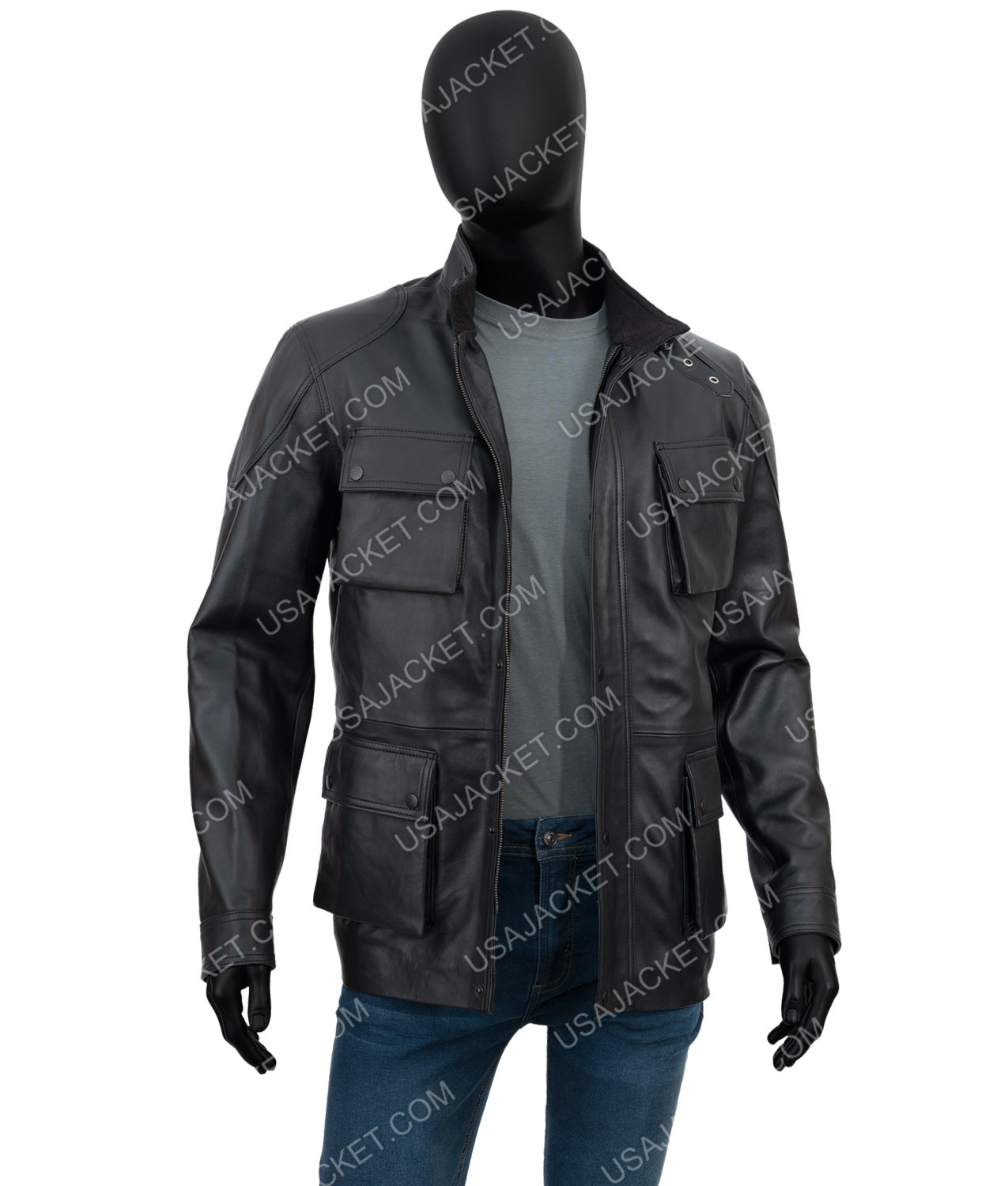 Altered Carbon Takeshi Kovacs Biker Leather Jacket Cosplay Costume Free