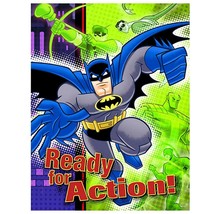 Batman Brave and The Bold Invitations Birthday Party Supplies 8 Per Package New - $4.59