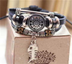Charms Stylish Wrap Bracelet # 9917 Combined Shipping - $5.75