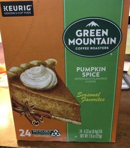 Green Mountain Pumpkin Spice Coffee 24 count Keurig K cups FREE SHIPPING Kcup