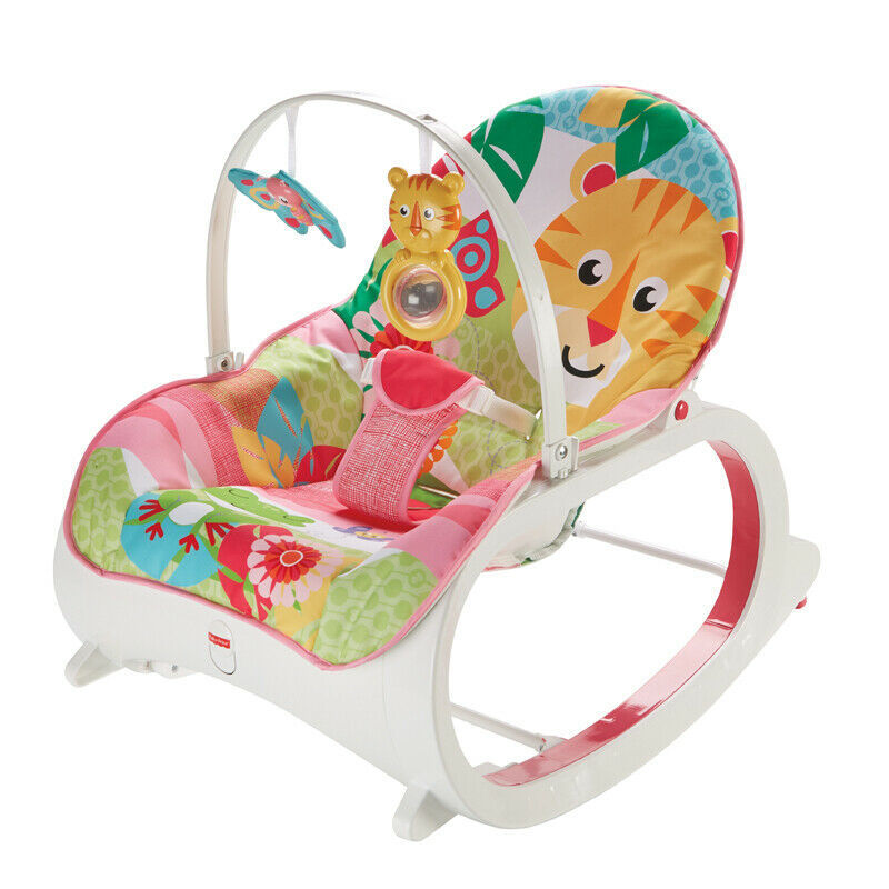 FisherPrice Infant to Toddler Rocker Pink Baby Swings