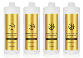 KERATIN FOR HAIR SMOOTHING BRAZILIAN TREATMENT COMPLETE 32 FL OZ NO FORM... - $199.00