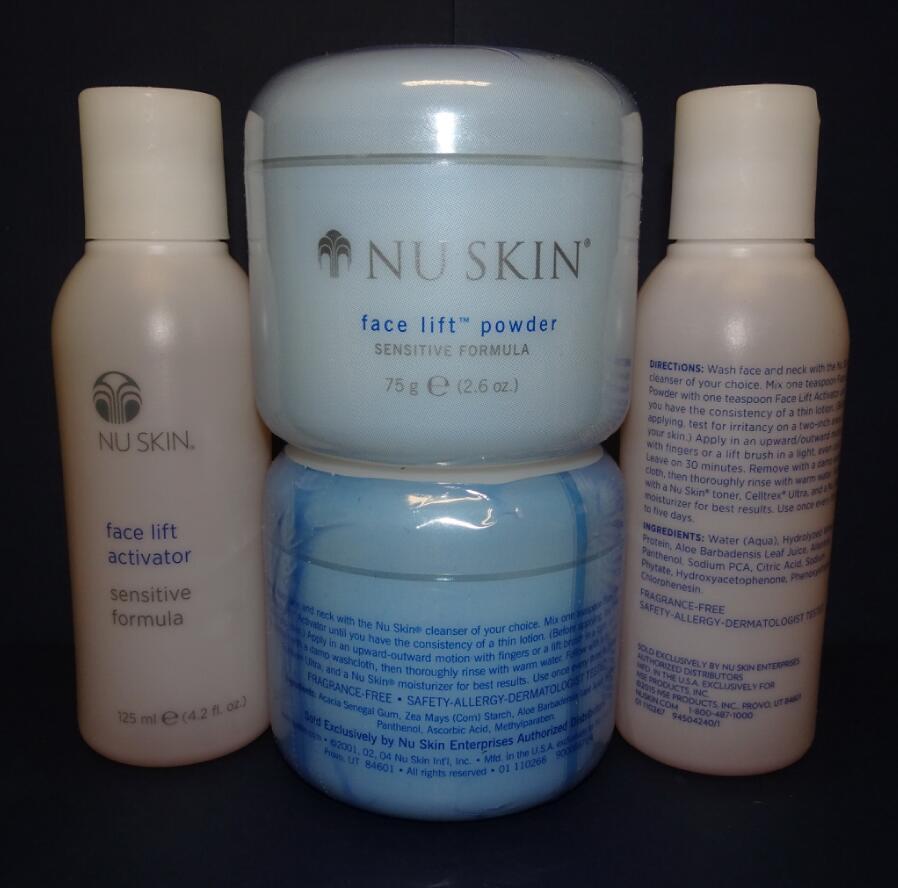 Nu Skin Nuskin Face Lift Powder with Activator Sensitive Formula (Pack
