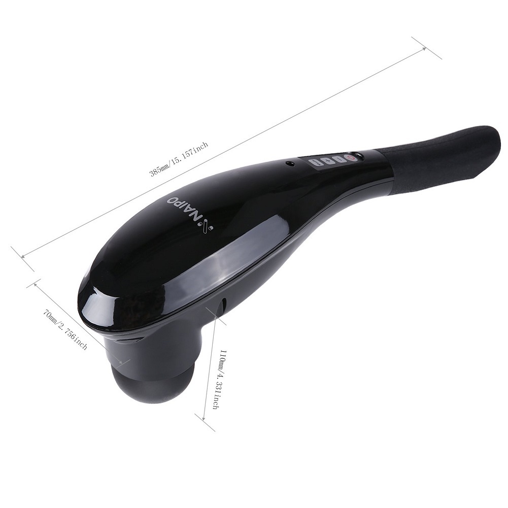 Naipo Handheld Percussion Massager Rechargeable Cordless Electric Massage Deep Massagers 