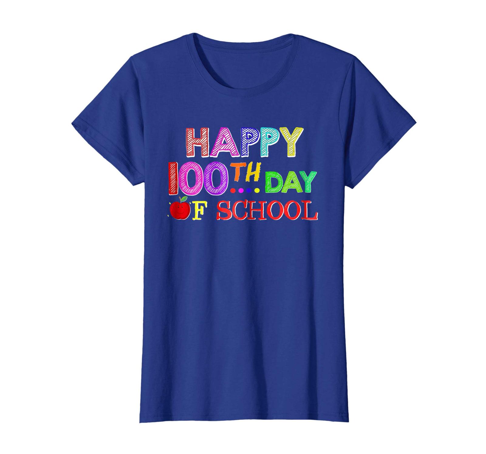 Teacher Style - Happy 100th Day of School T-Shirt Funny Teacher Student ...