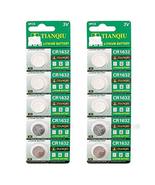 Tianqiu CR1632 3V Lithium Coin Cell Batteries (10 Batteries) - $8.27