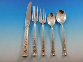 Windsor Rose by Watson Sterling Silver Flatware for 6 Set Service 33 pieces - $1,595.00